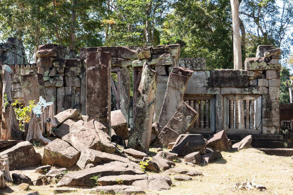 The stepped temple monument at Koh Ker