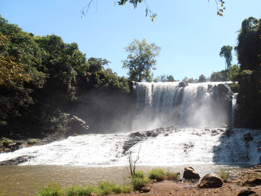 Chrey Thom Waterfall in Mondulkiri Province
